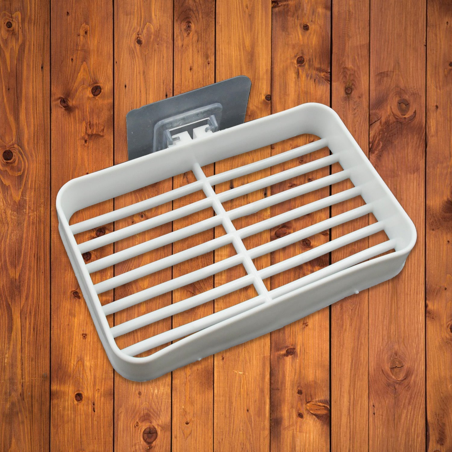 4194 Soap Dish Holder for Bathroom Shower Wall Mounted Self Adhesive Soap Holder Saver Tray-Plastic Sponge Holder for Kitchen Storage Rack Soap Box (Plastic Box) 4194 Soap Dish Holder for Bathroom Shower Wall Mounted Self Adhesive Soap Holder Saver Tray-Plastic Sponge Holder for Kitchen Storage Rack Soap Box (Plastic Box)
